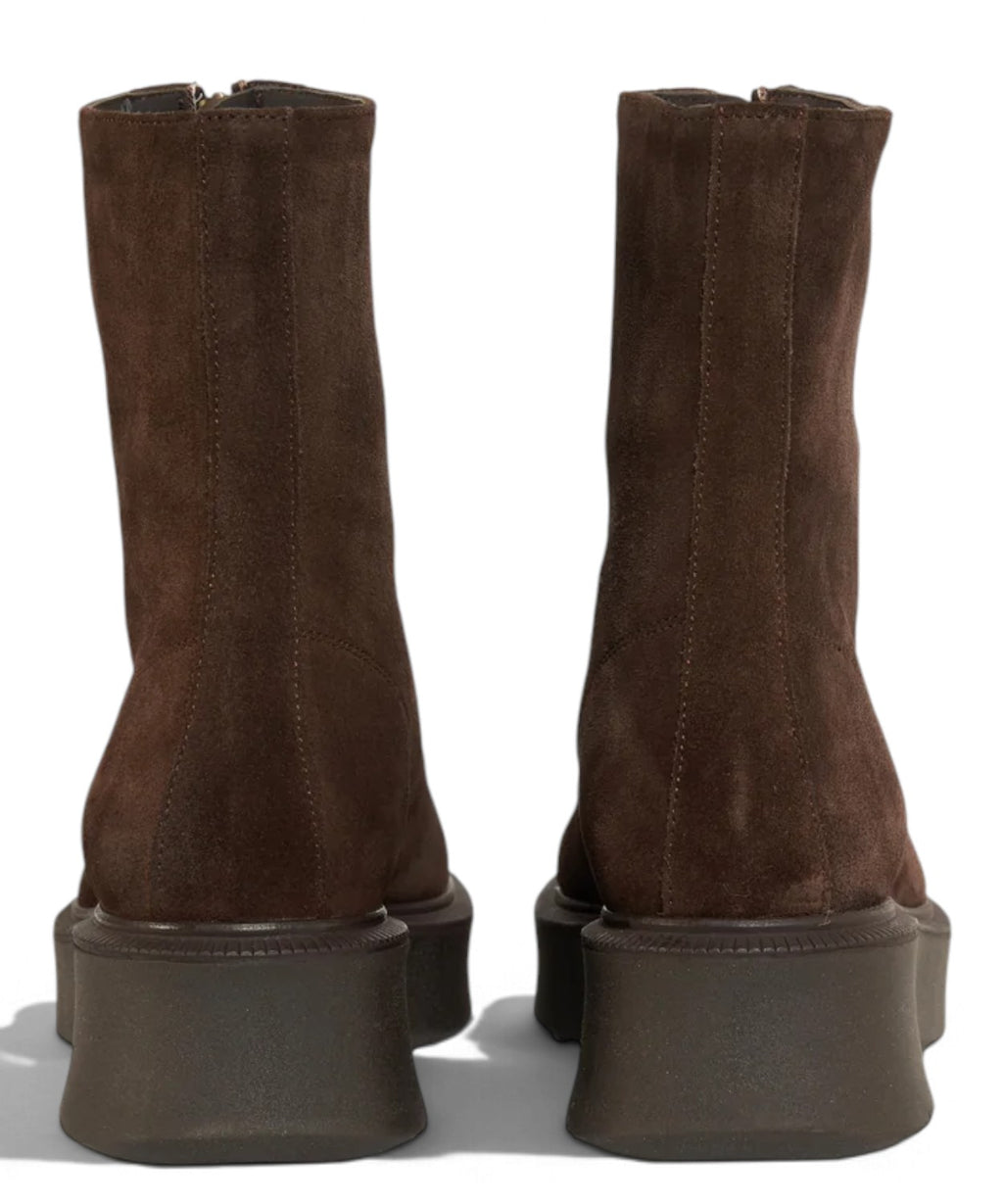 Bottine pour femme Archyve en daim avec fermeture éclair centrale