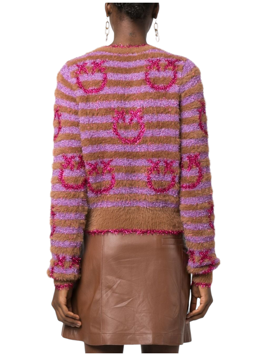 Cardigan in lurex-Pinko-Maglieria-Vittorio Citro Boutique