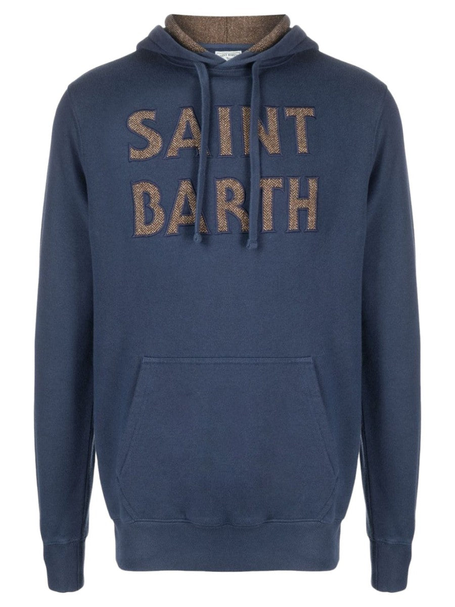 Felpa da uomo con patch Saint Barth-Mc2 Saint Barth-Felpe-Vittorio Citro Boutique