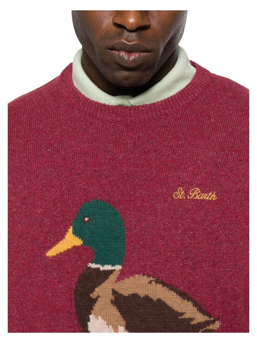 Maglione con stampa-Mc2 Saint Barth-Maglieria-Vittorio Citro Boutique