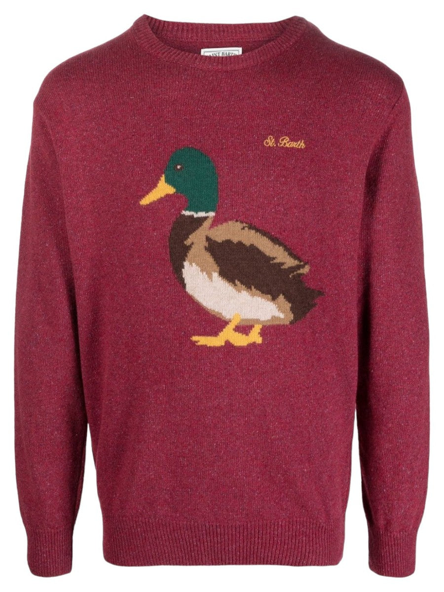 Maglione con stampa-Mc2 Saint Barth-Maglieria-Vittorio Citro Boutique