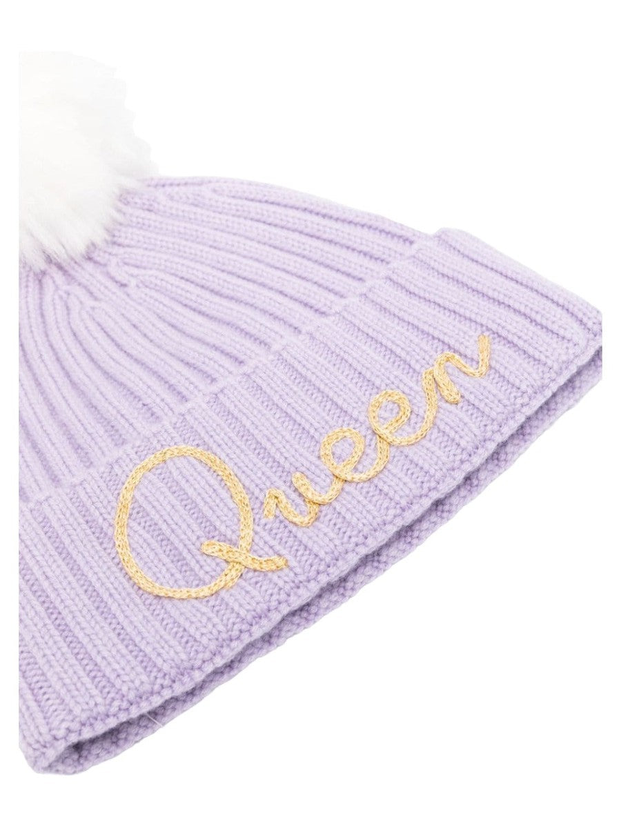 Berretto con ricamo "Queen"-Mc2 Saint Barth-Cappelli-Vittorio Citro Boutique