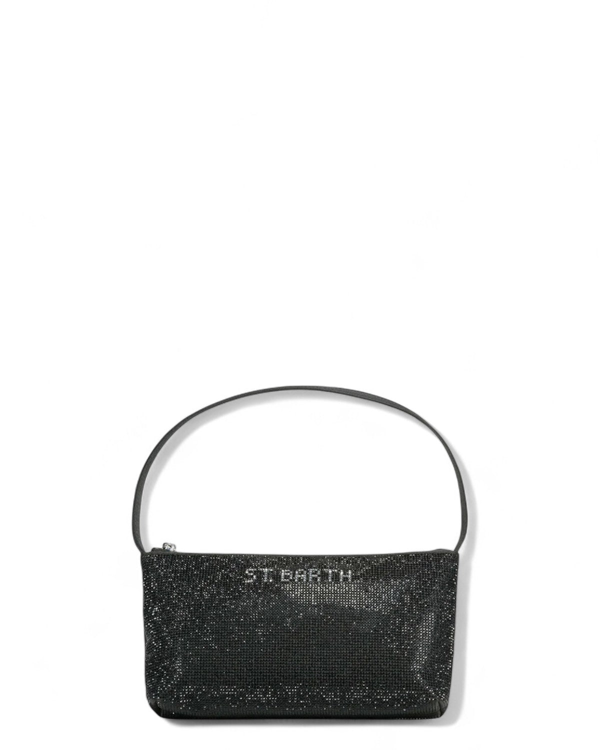 Borsa a Spalla Strassy con Logo-Mc2 Saint Barth-Borse a spalla-Vittorio Citro Boutique