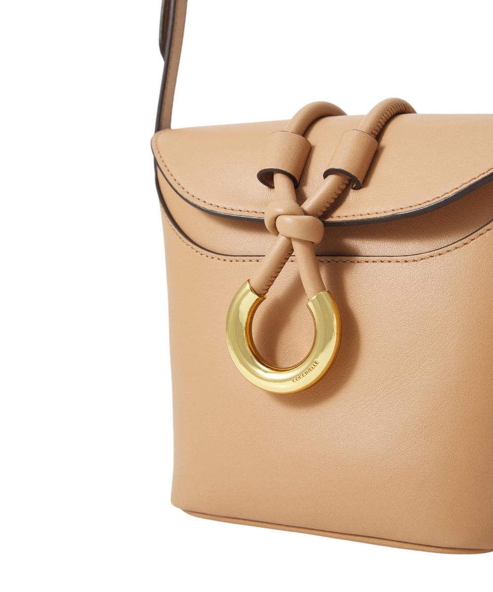 Borsa Tote Coccinelle in Pelle Liscia con Logo Stampato-Coccinelle-Borse a spalla-Vittorio Citro Boutique