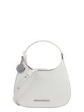 Borsa hobo a mano in pelle riciclata granata Capsule Collection-Emporio Armani-Borse a mano-Vittorio Citro Boutique