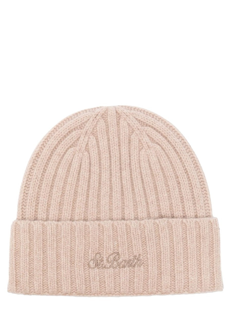 Berretto in lana stretch con ricamo St. Barth-Mc2 Saint Barth-Cappelli-Vittorio Citro Boutique
