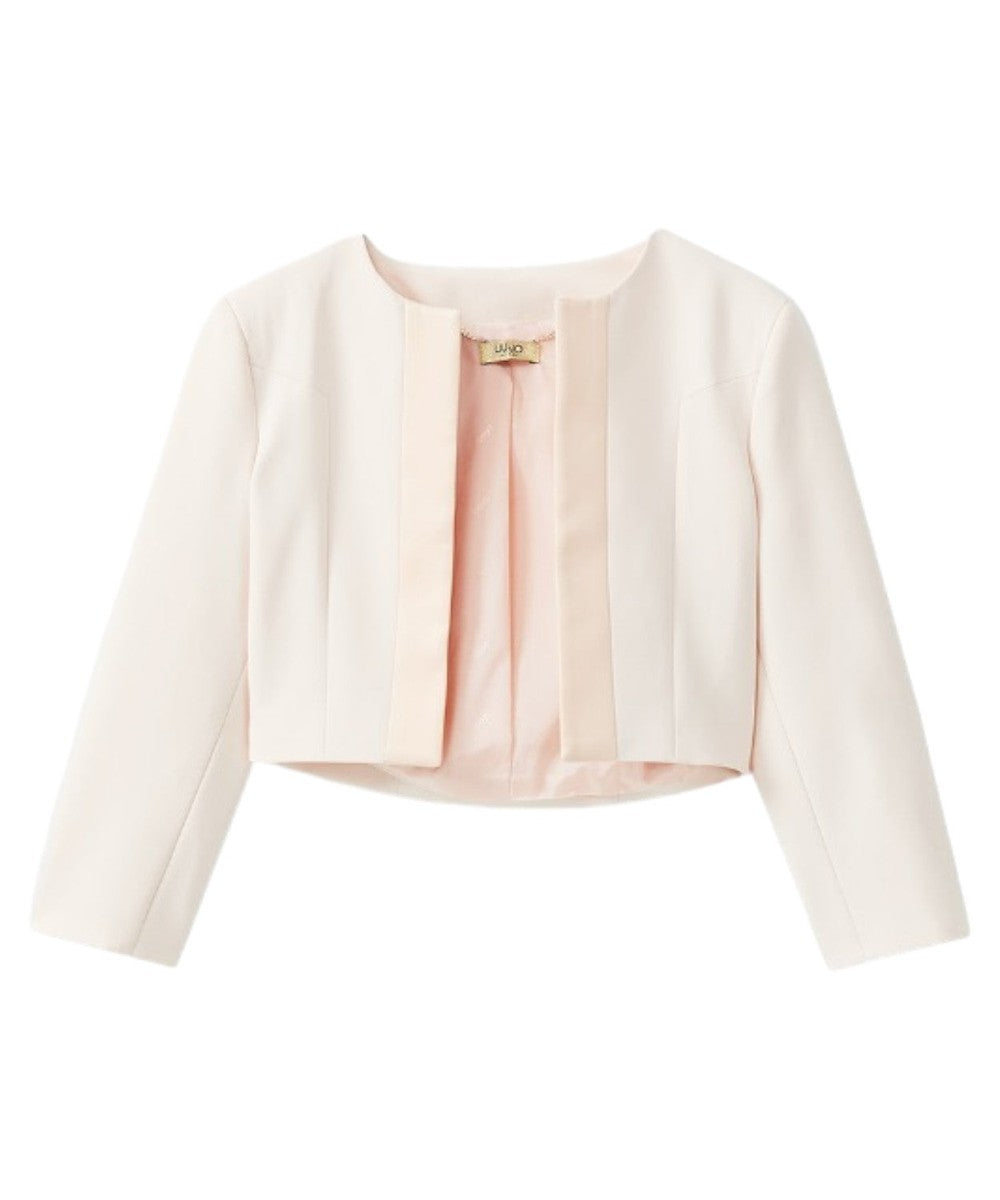 Giacca Cropped in Tessuto Tecnico Bi-Stretch-Liu-Jo-Giacche-Vittorio Citro Boutique