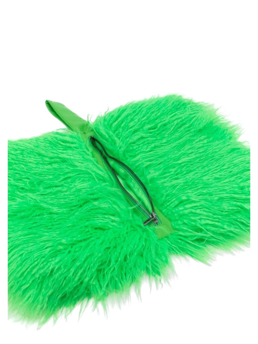 Pochette Mildred in pelo con ricamo Saint Barth-Pochette-Mc2 Saint Barth-Vittorio Citro Boutique