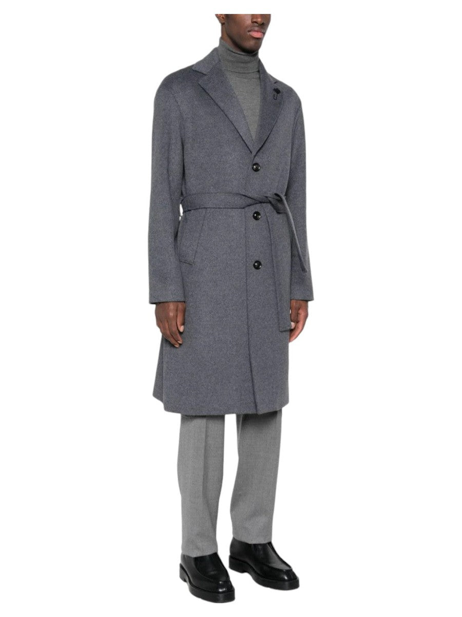 Cappotto con cintura-Lardini-Cappotti-Vittorio Citro Boutique