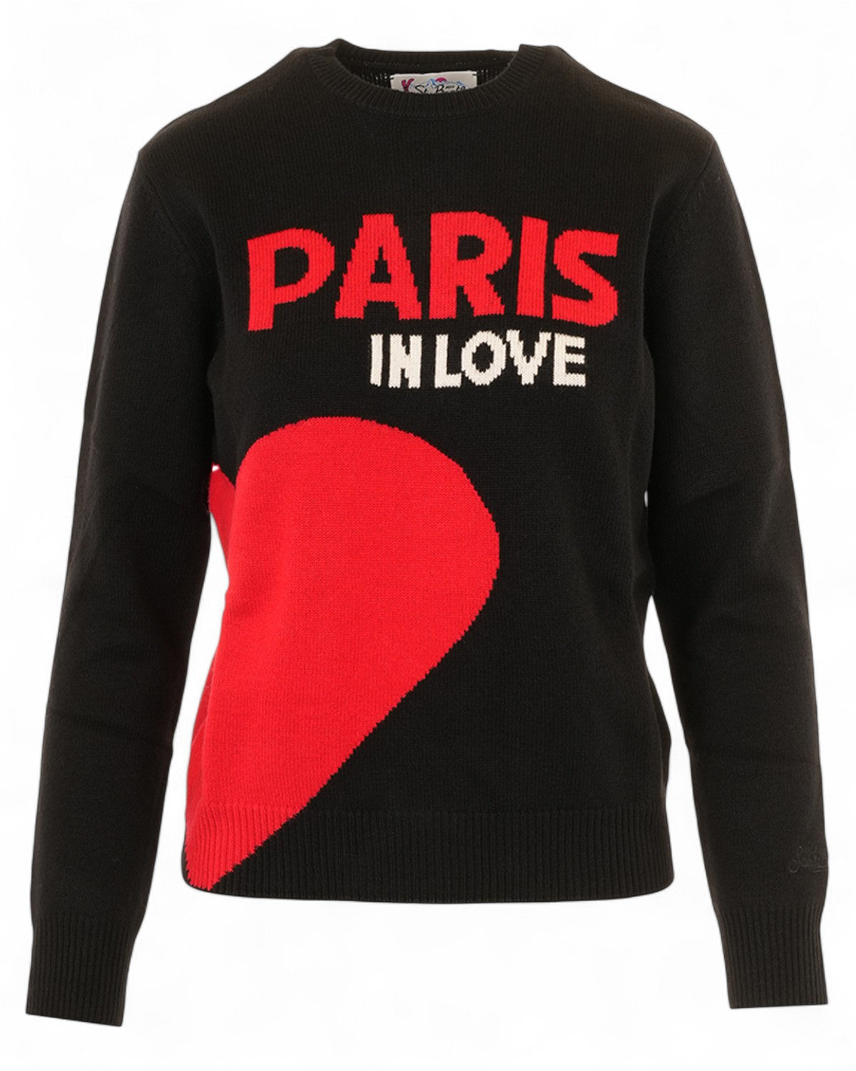 Maglione "Paris in Love" in misto cashmere-Mc2 Saint Barth-Maglieria-Vittorio Citro Boutique