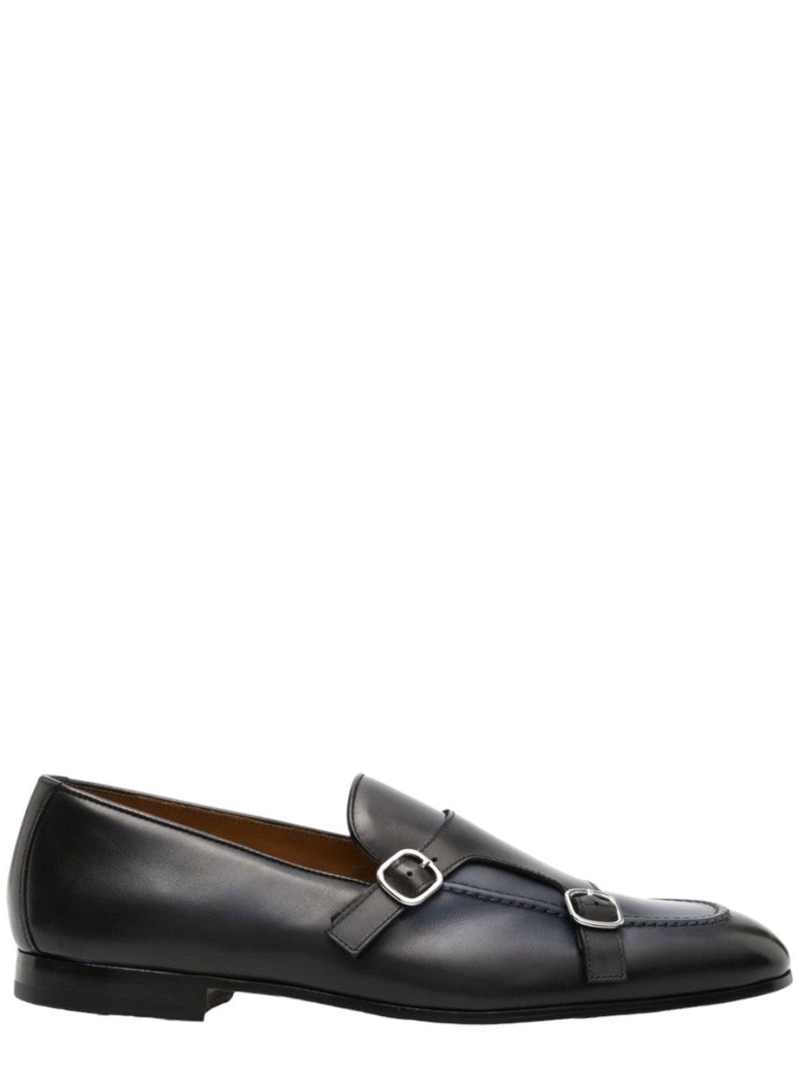 Mocassino in Pelle con Doppia Fibbia-Doucal'S-Mocassini-Vittorio Citro Boutique