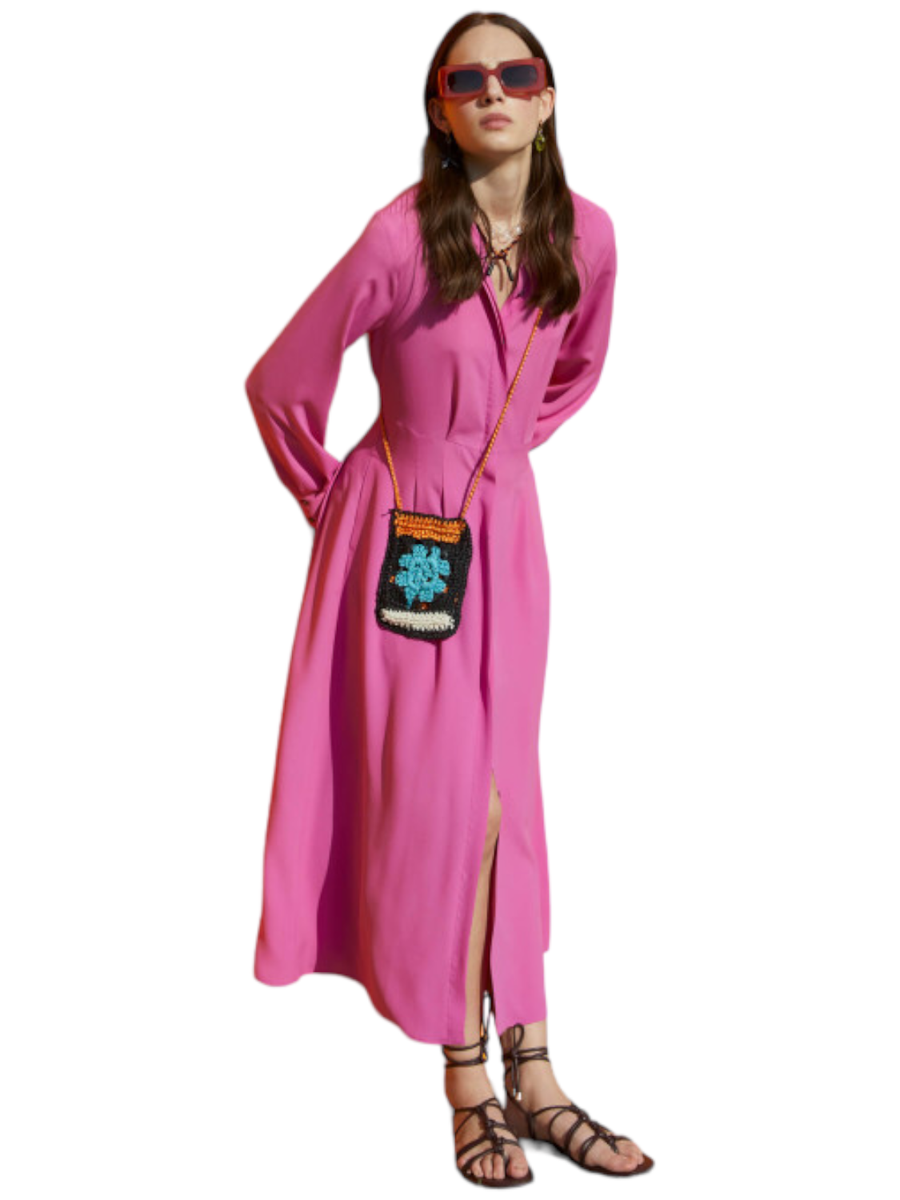 Abito Chemisier In Misto Seta-Beatrice B-Abiti-Vittorio Citro Boutique