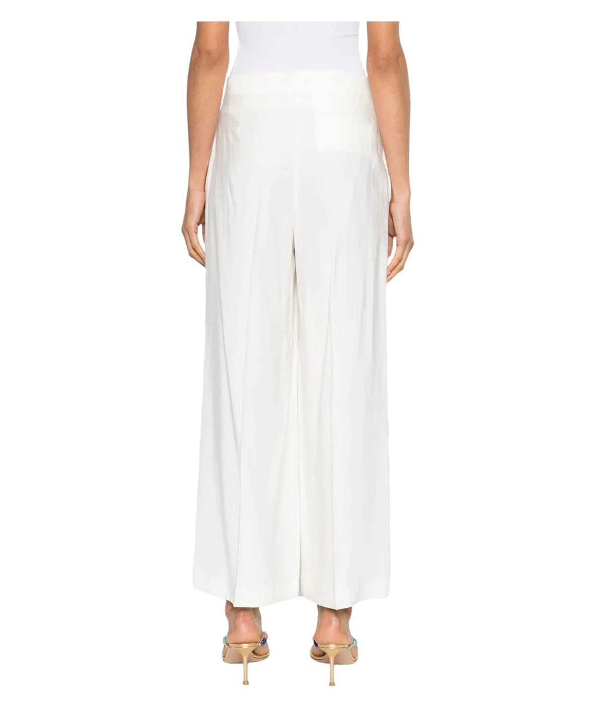 Pantaloni Crop a Vita Alta-Liu-Jo-Pantaloni-Vittorio Citro Boutique