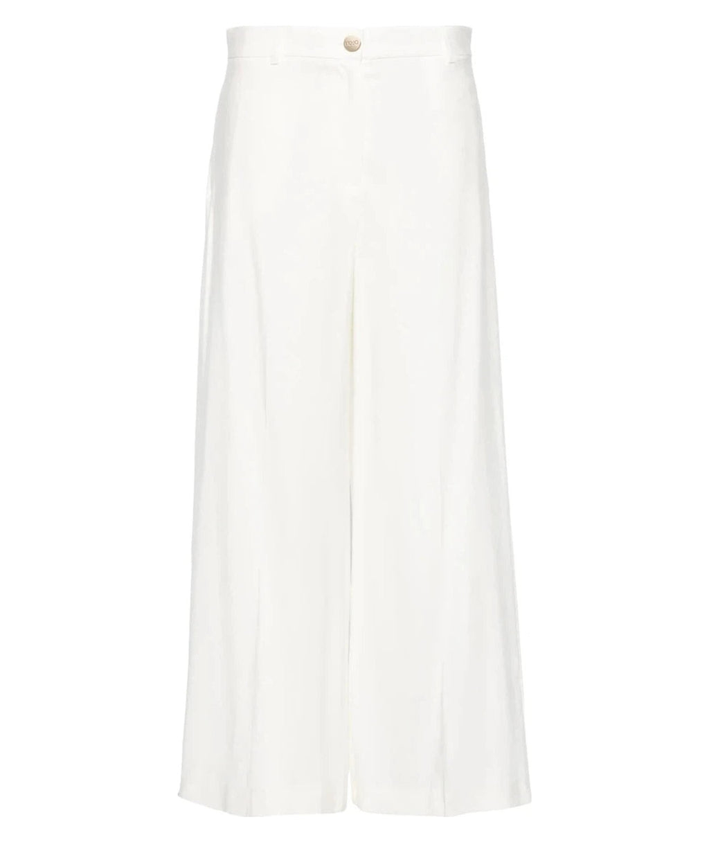 Pantaloni Crop a Vita Alta-Liu-Jo-Pantaloni-Vittorio Citro Boutique