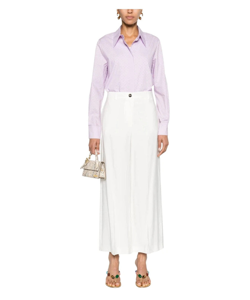 Pantaloni Crop a Vita Alta-Liu-Jo-Pantaloni-Vittorio Citro Boutique