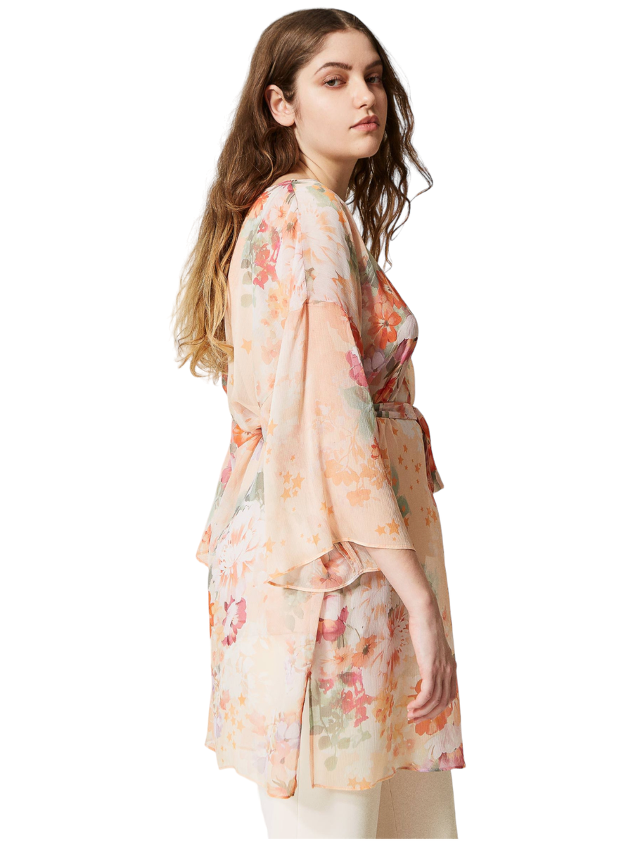 Abito a tunica in creponne-Twinset-Abiti-Vittorio Citro Boutique