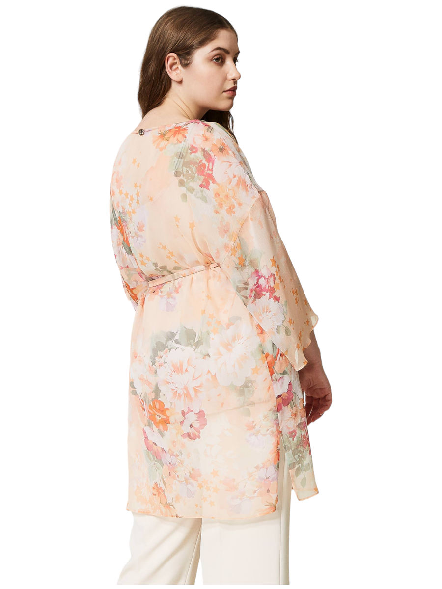 Abito a tunica in creponne-Twinset-Abiti-Vittorio Citro Boutique