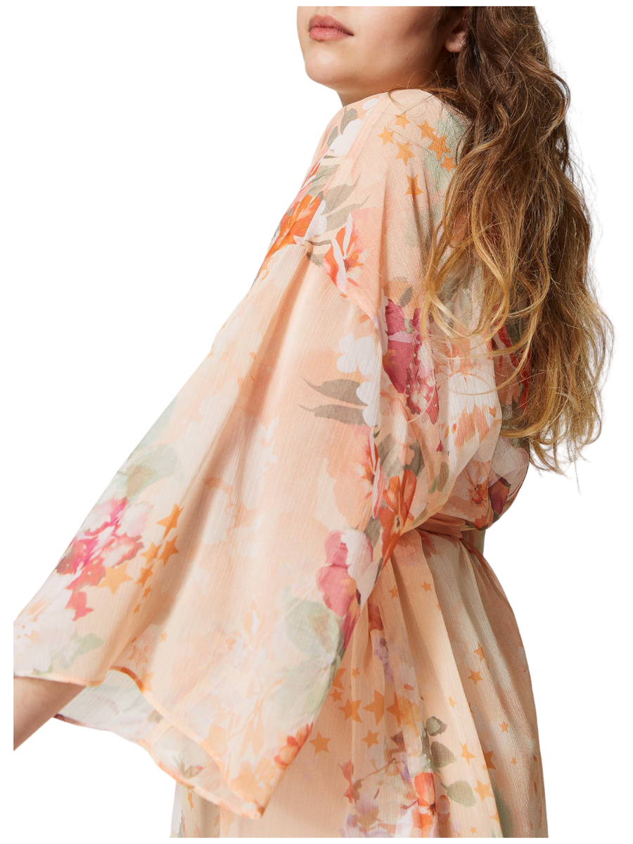 Abito a tunica in creponne-Twinset-Abiti-Vittorio Citro Boutique