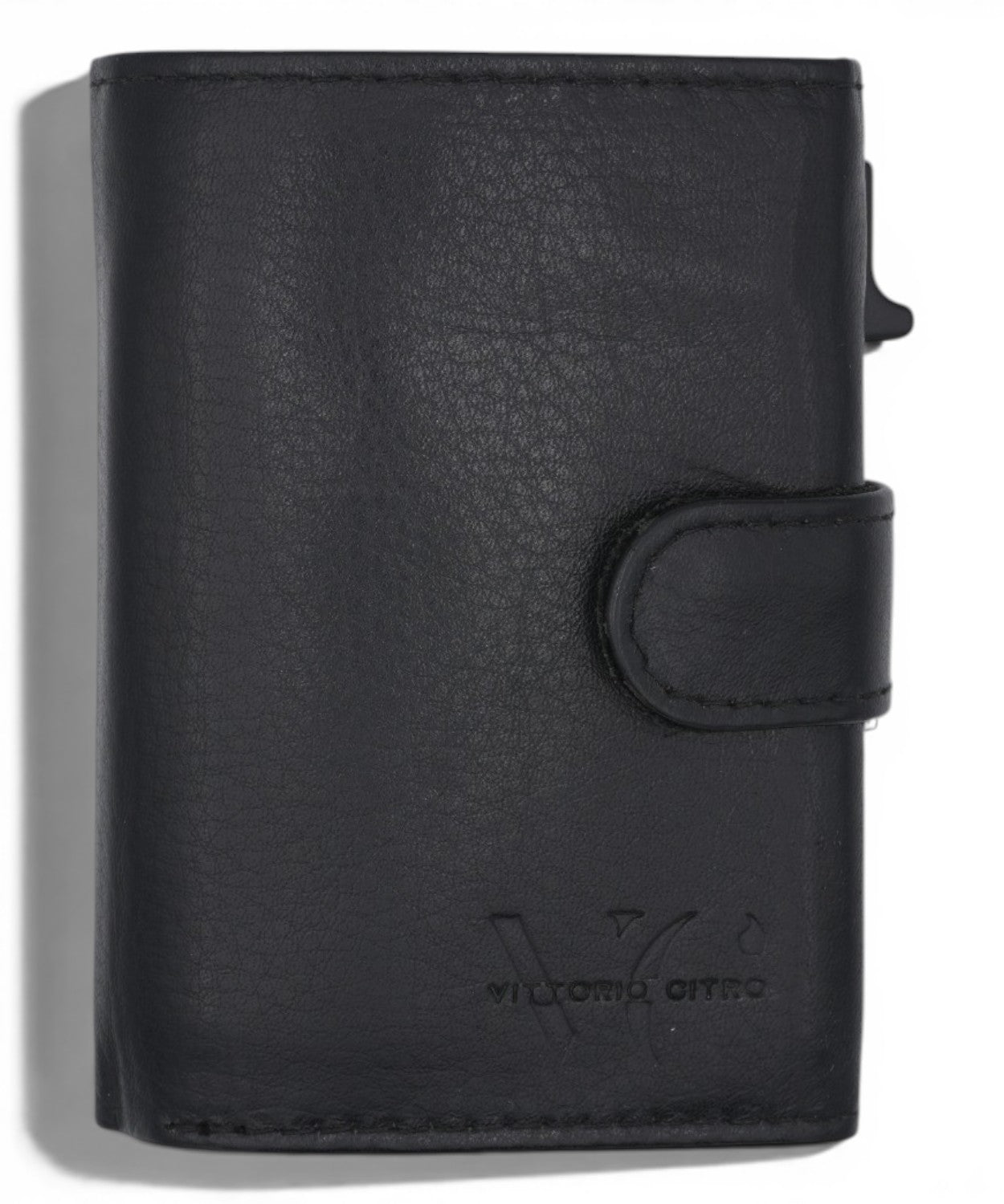 Portefeuille Homme Cuir RFID Compact avec Zip et Glissière