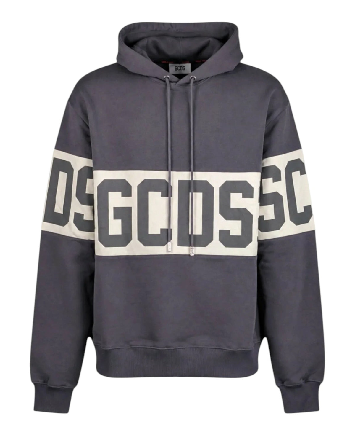 Sweat à capuche GCDS avec logo Band contrastant