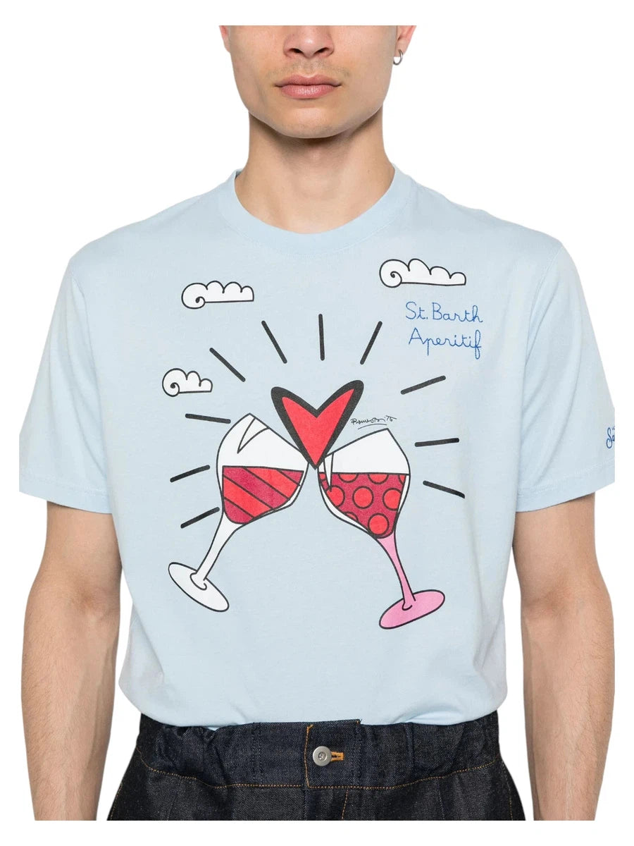 T-Shirt Grafica X Britto-Mc2 Saint Barth-T-shirt-Vittorio Citro Boutique