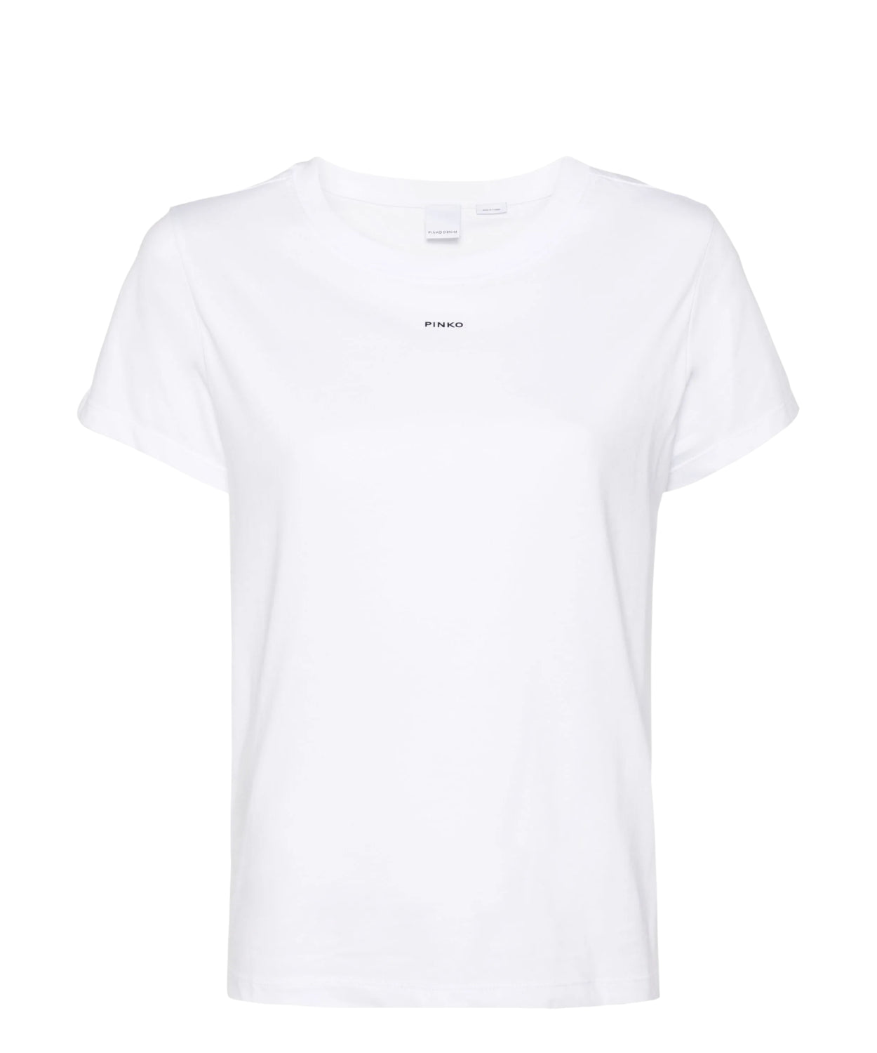 T-Shirt Basico cotone logo mini vernice