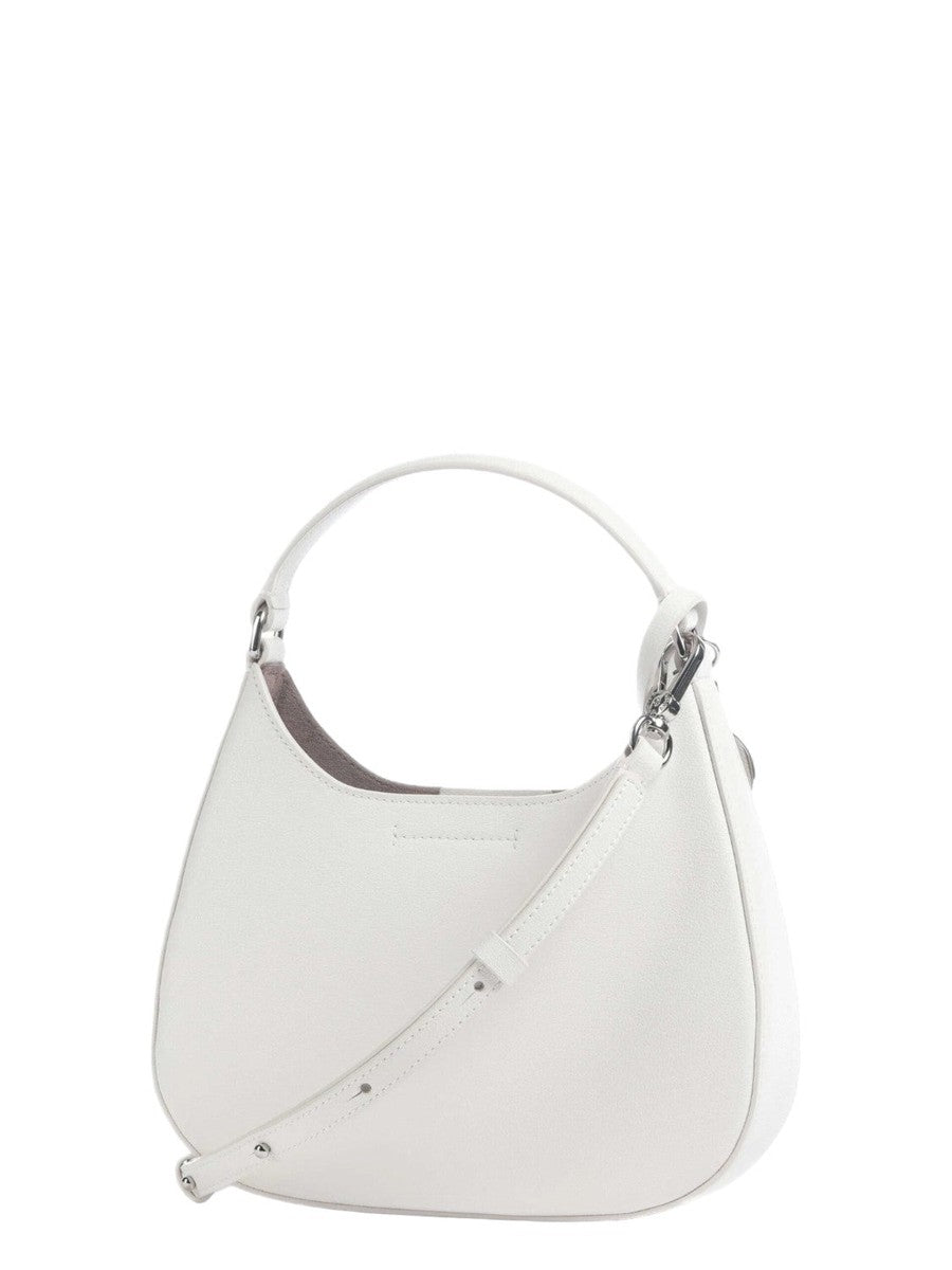 Borsa hobo a mano in pelle riciclata granata Capsule Collection-Emporio Armani-Borse a mano-Vittorio Citro Boutique
