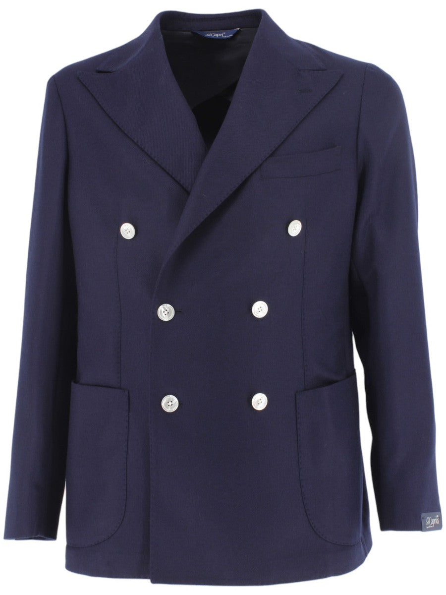 Giacca doppio petto spigata-GI CAPRI-Giacche-Vittorio Citro Boutique
