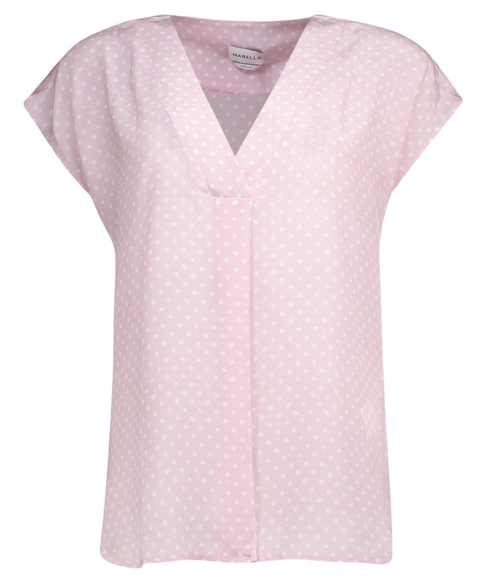 Blusa Sosia a pois-Marella-Camicie-Vittorio Citro Boutique