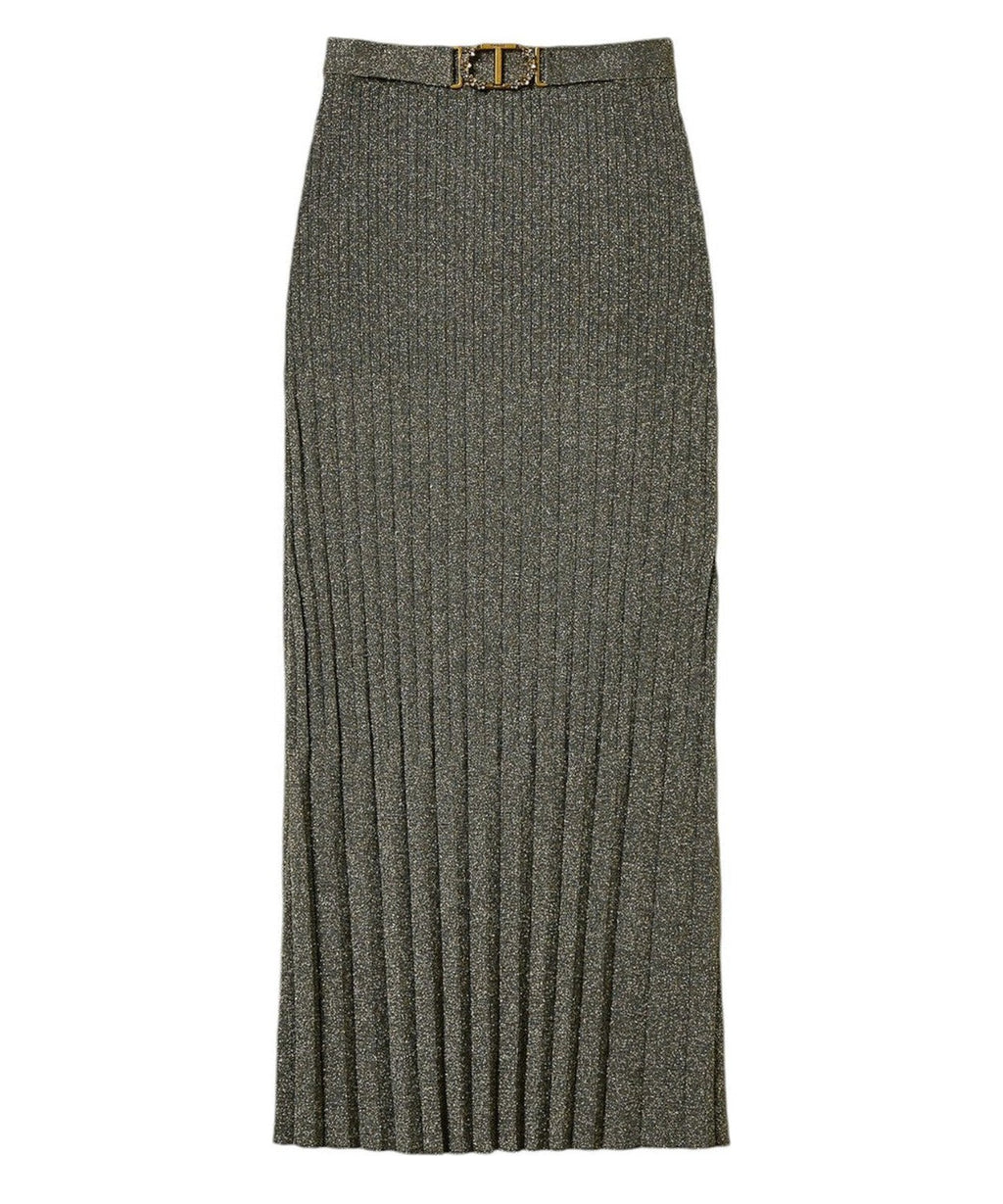 Gonna Longuette in Maglia Lurex-Twinset-Gonne-Vittorio Citro Boutique