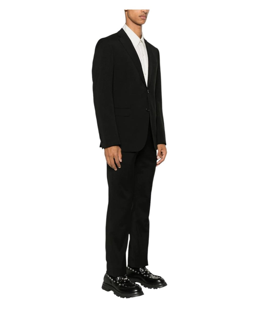 Abito Emporio Armani in Lana Vergine Nero Carbone-Emporio Armani-Abiti-Vittorio Citro Boutique
