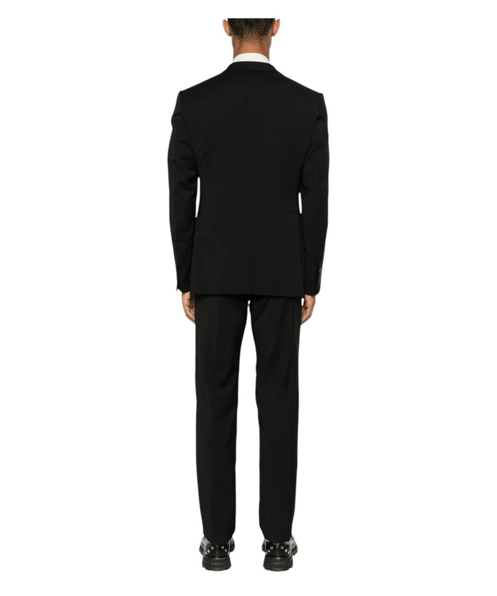 Abito Emporio Armani in Lana Vergine Nero Carbone-Emporio Armani-Abiti-Vittorio Citro Boutique
