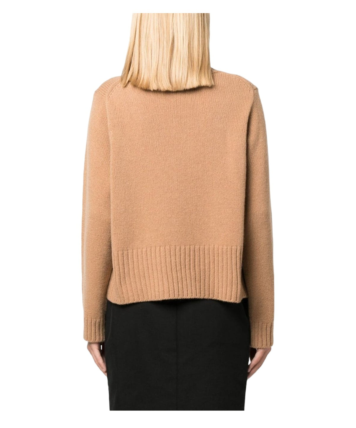 Maglione scollo a V salmone-Pinko-Maglieria-Vittorio Citro Boutique