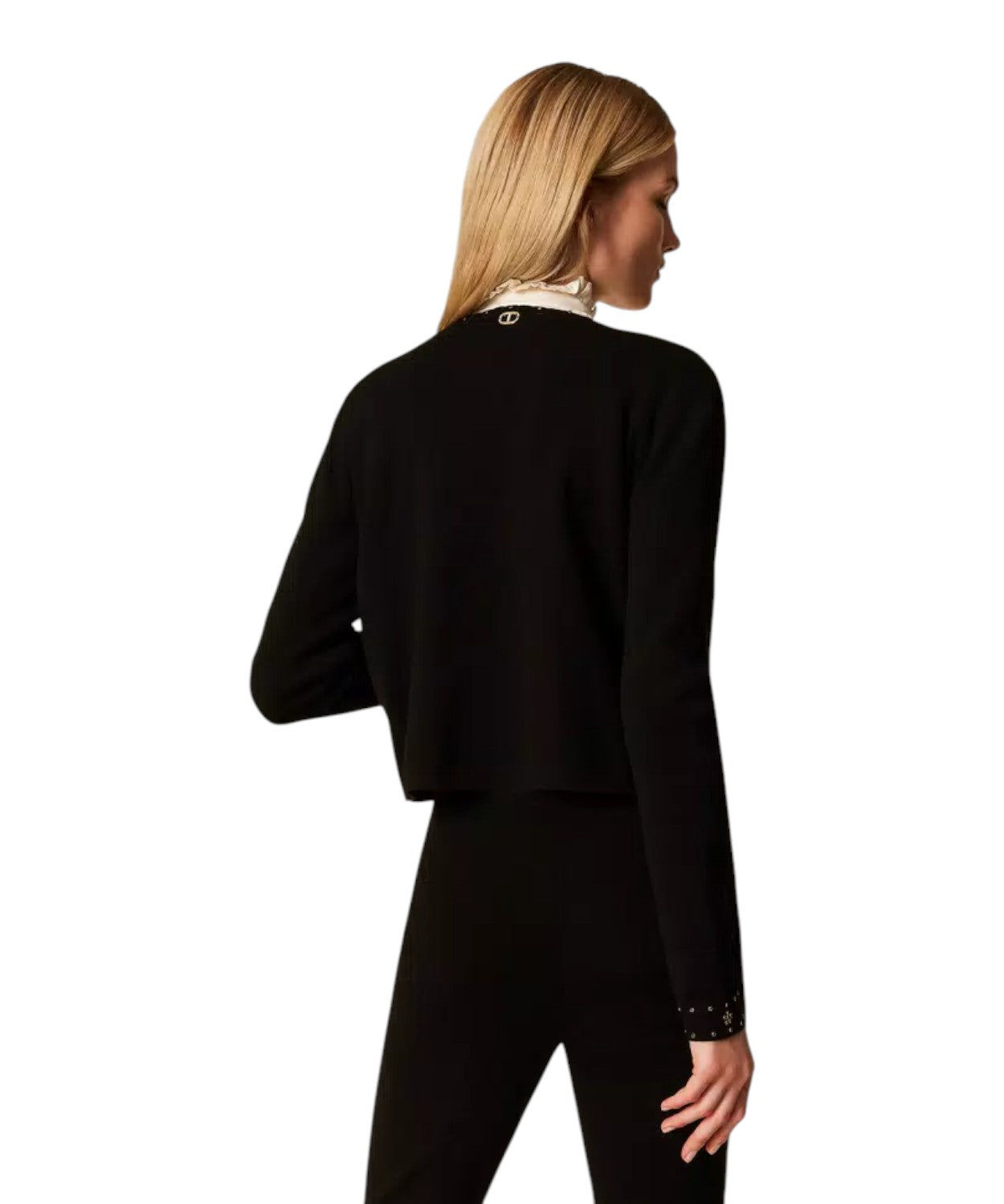 Giacca Maglia Loose Fit Donna Elegante