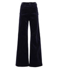 Pantalone in Velluto a Vita Alta-Pantaloni-Emporio Armani-Vittorio Citro Boutique