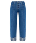 Jeans Crop Emporio Armani Blu-Emporio Armani-Jeans-Vittorio Citro Boutique