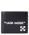 Portefeuille bi-fold Off-White Jitney Quote en cuir