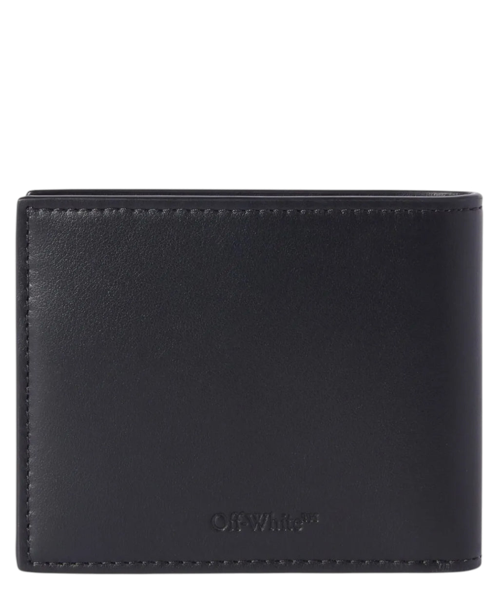 Portefeuille bi-fold Off-White Jitney Quote en cuir