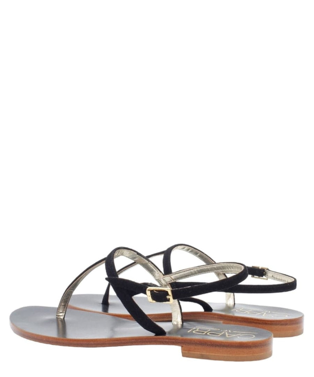Infradito nero-Capri Vittorio Citro-Sandali-Vittorio Citro Boutique