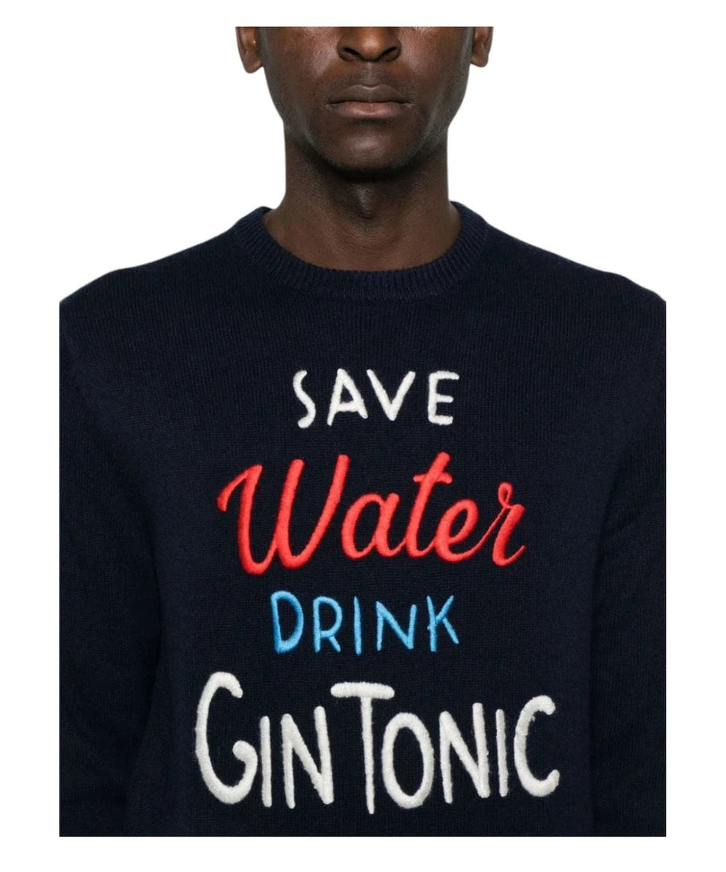 Maglione Heron "Save Water Drink Gintonic"-Mc2 Saint Barth-Maglieria-Vittorio Citro Boutique