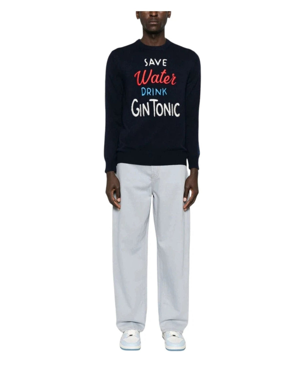 Maglione Heron "Save Water Drink Gintonic"-Mc2 Saint Barth-Maglieria-Vittorio Citro Boutique