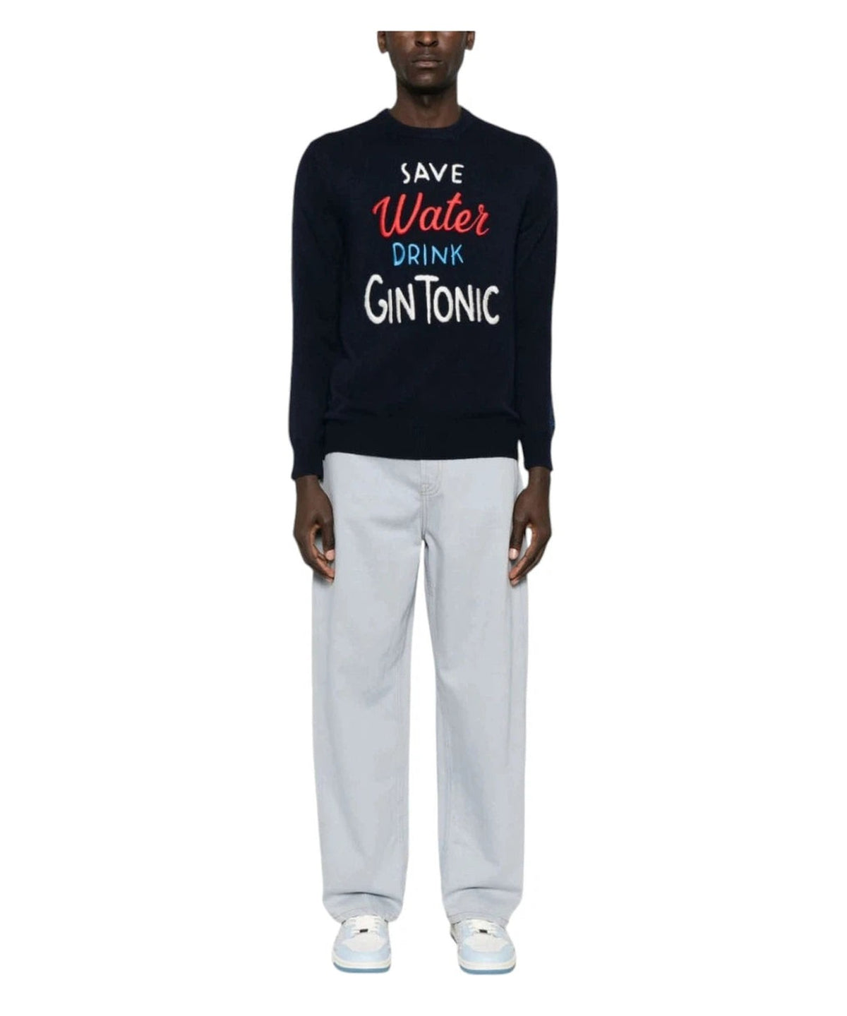Maglione Heron "Save Water Drink Gintonic"-Mc2 Saint Barth-Maglieria-Vittorio Citro Boutique