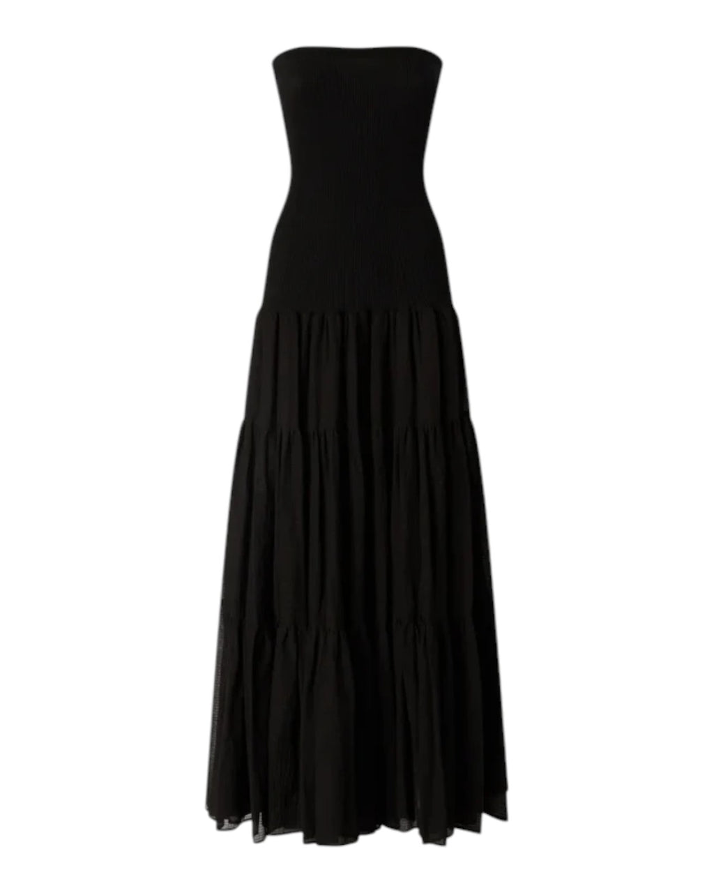 Robe longue Pinko Baveno sans manches en coton et soie