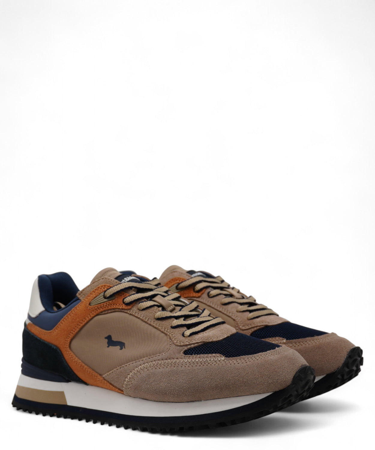 Sneakers Harmont & Blaine Beige e blu Avio-Harmont&Blaine-Sneakers-Vittorio Citro Boutique