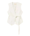Gilet Femme Twinset Brodé avec Ceinture