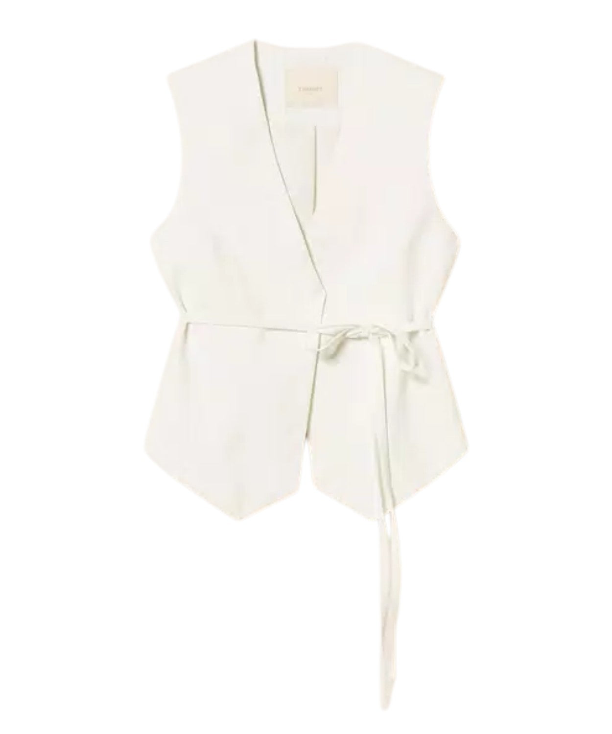 Gilet Femme Twinset Brodé avec Ceinture