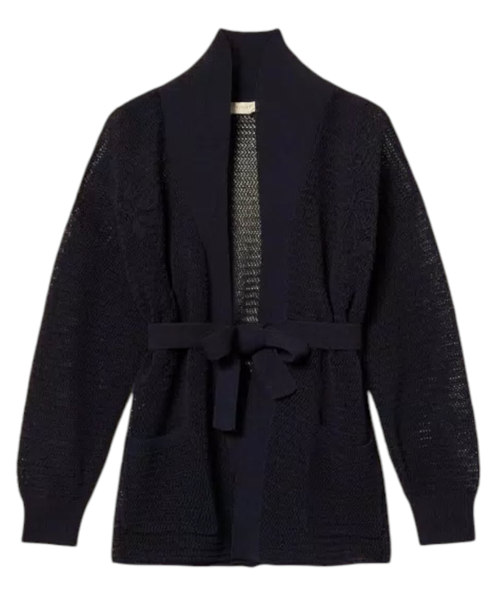 Cardigan Twinset avec ceinture