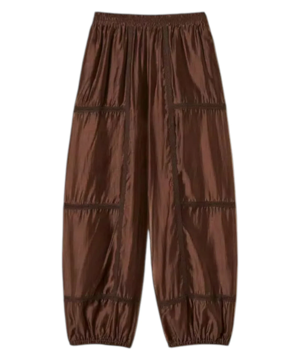 Twinset Pantalon Jogger Voile Dentelle