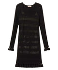 Robe courte en maille avec volants Twinset