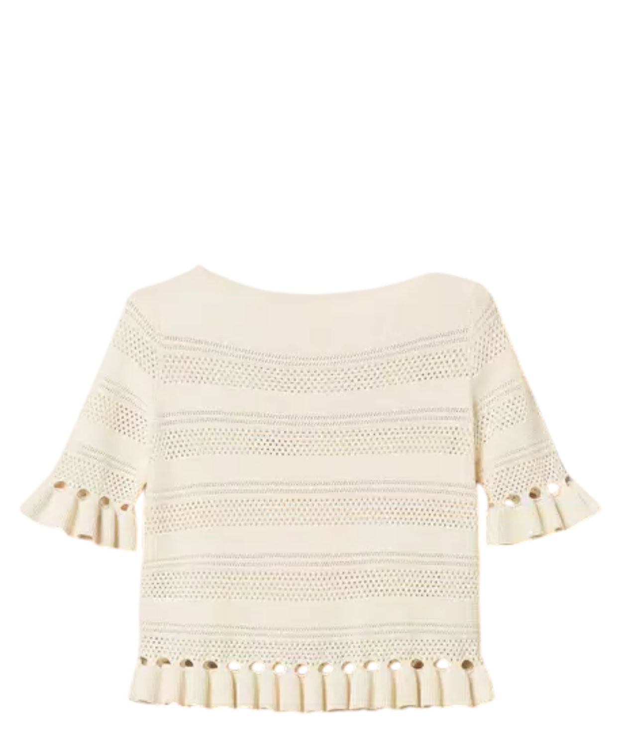 Maglia Donna con Volant in Viscosa Twinset